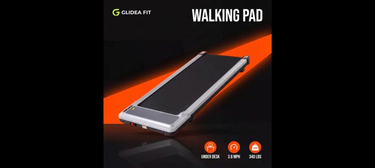 Compact Walking Pad - Under-Desk Treadmill, Quiet & Portable